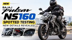 New Bajaj Pulsar NS160 Spotted Testing: New Details Revealed